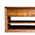 Боковая часть тумбы из массива дерева с аккуратными стыками и выраженной текстурой дерева