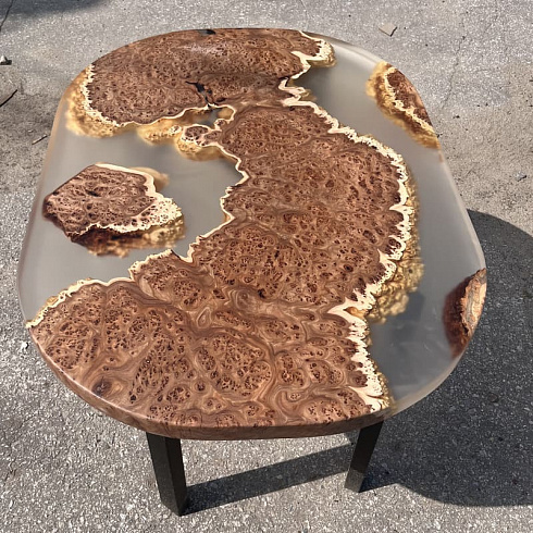 Стол из капового слэба карагача, фото 1